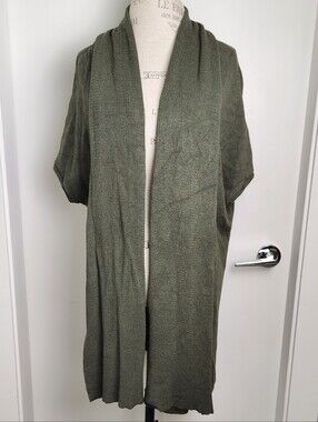Eileen Fisher Green Cardigan Sweater